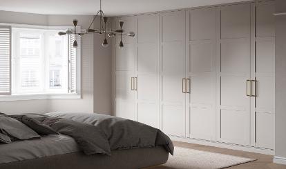 fitted sliding wardrobe, sloping ceiling fitted wardrobe