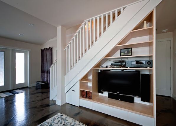 Kitchen Design Under Stairs Decoration