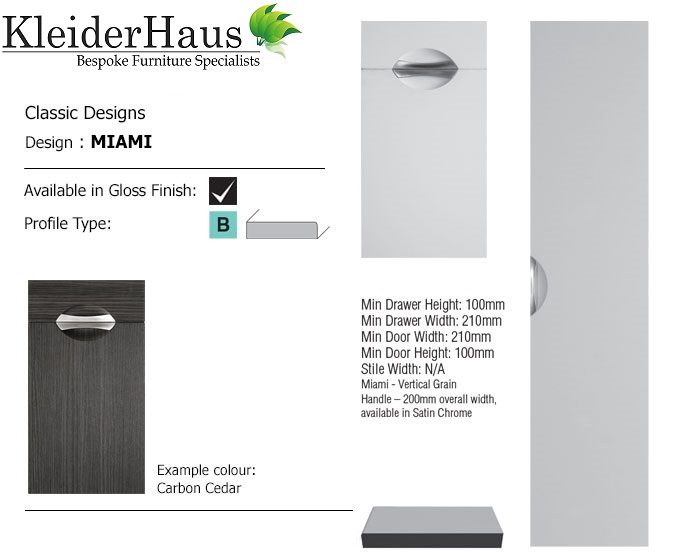 Fitted hinged wardrobes london, Fitted wardrobe Hinged doors - Miami